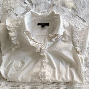 Banana Republic White Blouse Size 0